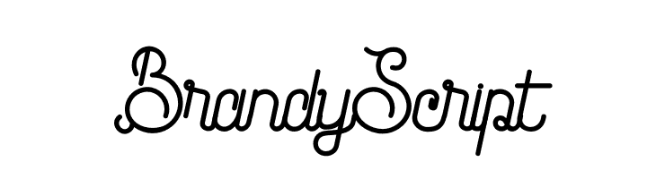 Brandy Script  les polices de caractères gratuit tlcharger