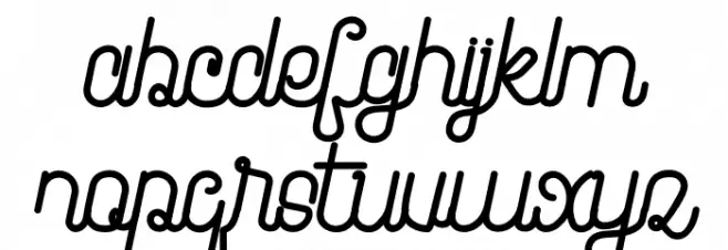 Brandy Script 字体 小写