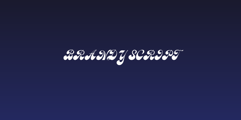 Brandy Script Social Header