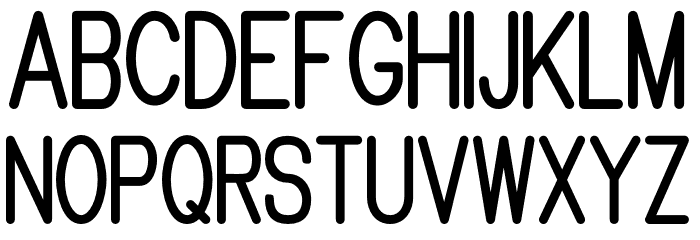 Brandy mono san typeface Font LOWERCASE