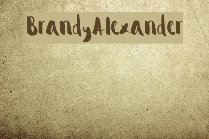Brandy_Alexander Font examples