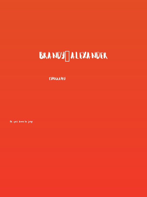 Brandy_Alexander Poster