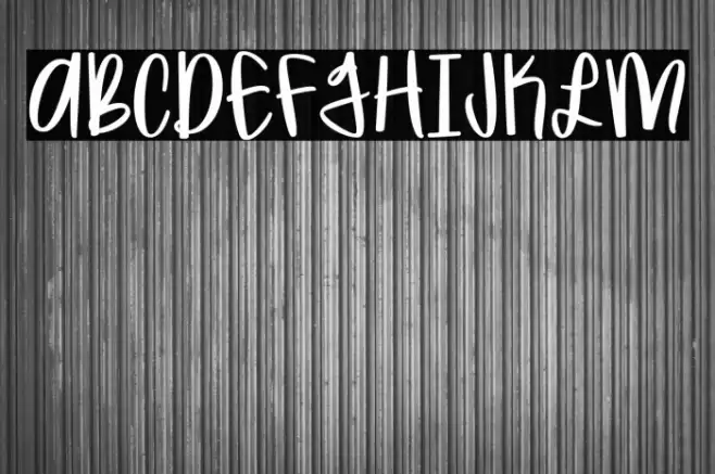 Brandybuck Demo Font examples