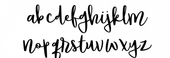 Brandybuck Demo Font LOWERCASE