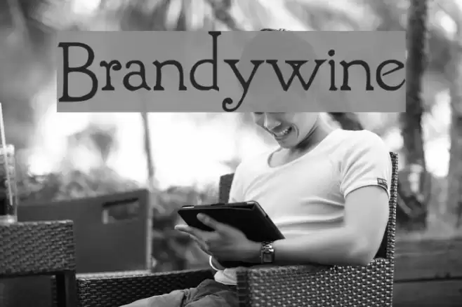 Brandywine Font examples