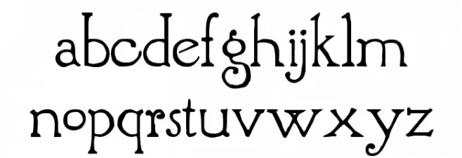 Brandywine Caratteri MINUSCOLO