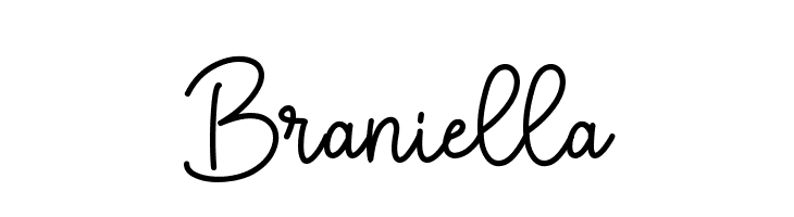 Braniella  Frei Schriftart Herunterladen