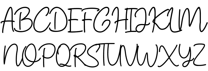 Braniella Font UPPERCASE