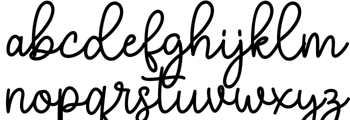Braniella Font LOWERCASE