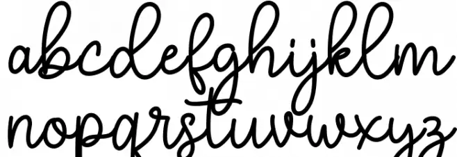 Braniella Font LOWERCASE