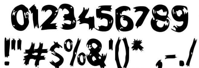 Branjangan Font OTHER CHARS