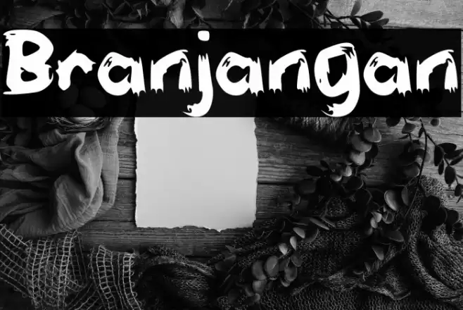 Branjangan Font examples