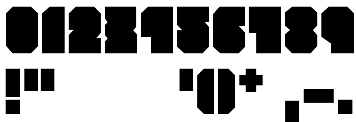 Branko Kockica Font OTHER CHARS