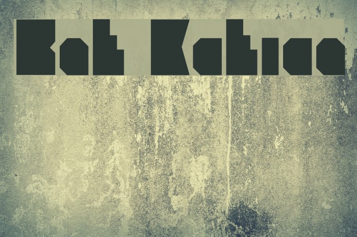 Branko Kockica Font examples