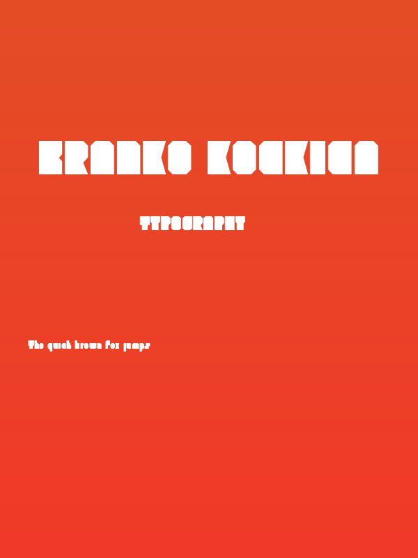 Branko Kockica Poster