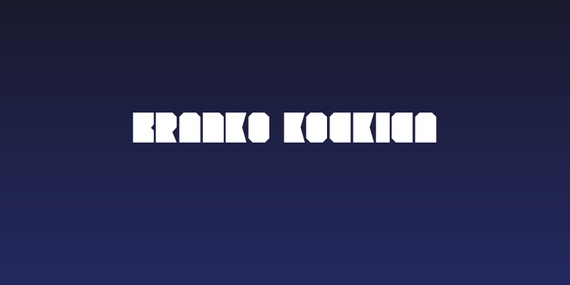 Branko Kockica Social Header