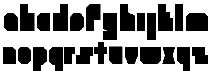 Branko Kockica Font LOWERCASE
