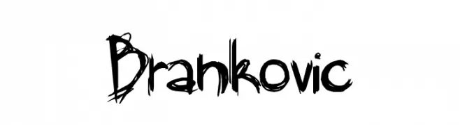 Brankovic  Frei Schriftart Herunterladen