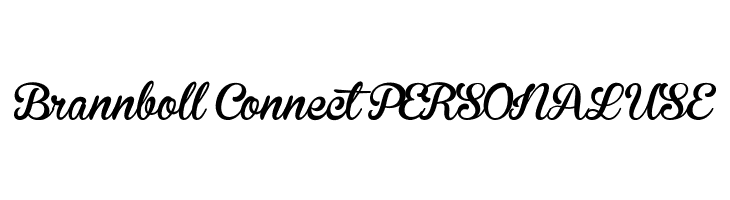 Brannboll Connect PERSONAL USE  baixar fontes gratis