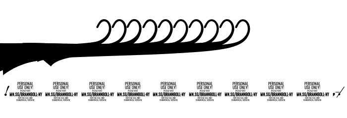 Brannboll Connect PERSONAL USE Font OTHER CHARS