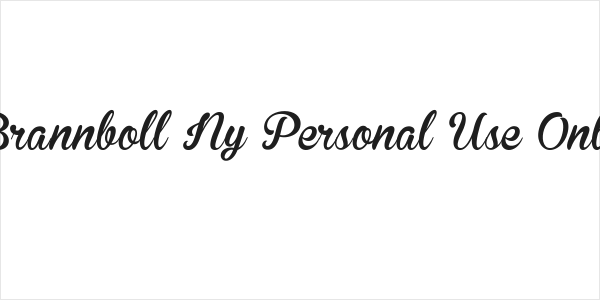 Brannboll Ny Personal Use Only Logo