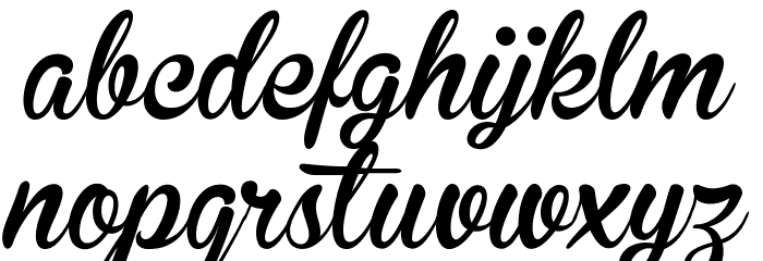 Brannboll Ny Personal Use Only Font LOWERCASE