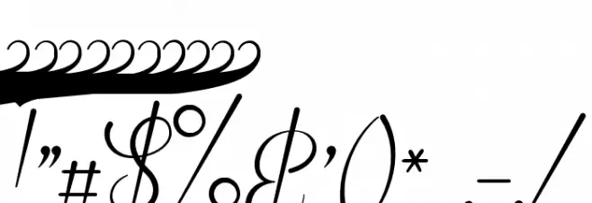 Brannboll Smal Font OTHER CHARS