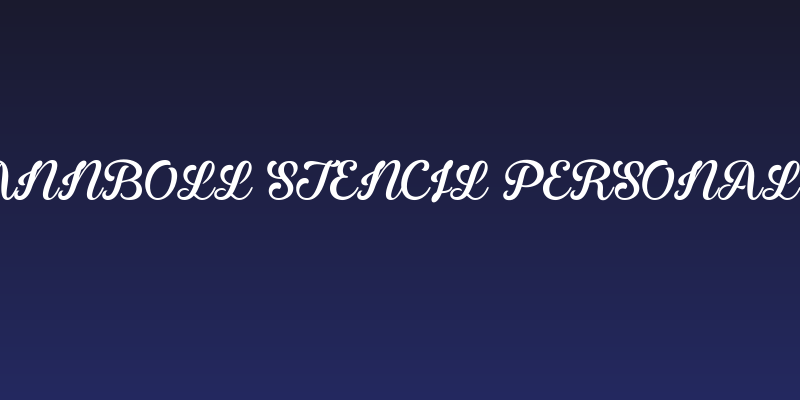 Brannboll Stencil PERSONAL USE Social Header