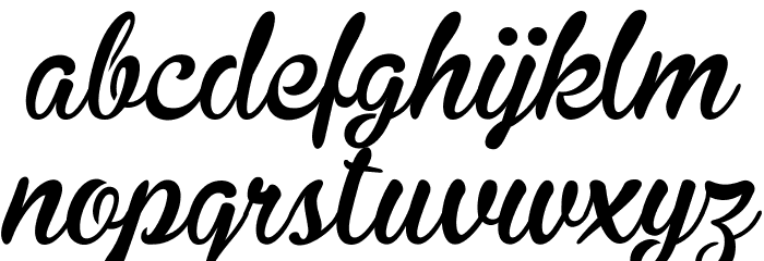 Brannboll Stencil PERSONAL USE Font LOWERCASE