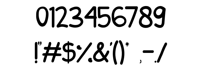 Brantone Font OTHER CHARS