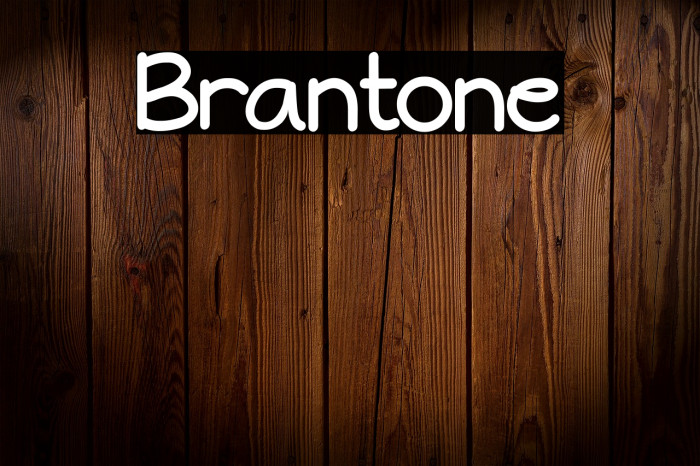 Brantone Font examples
