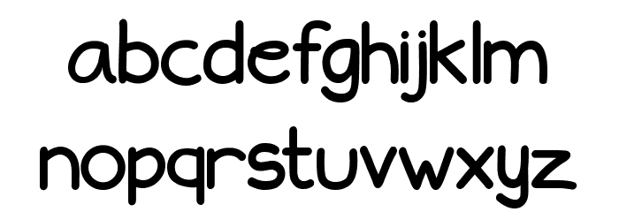 Brantone Font LOWERCASE