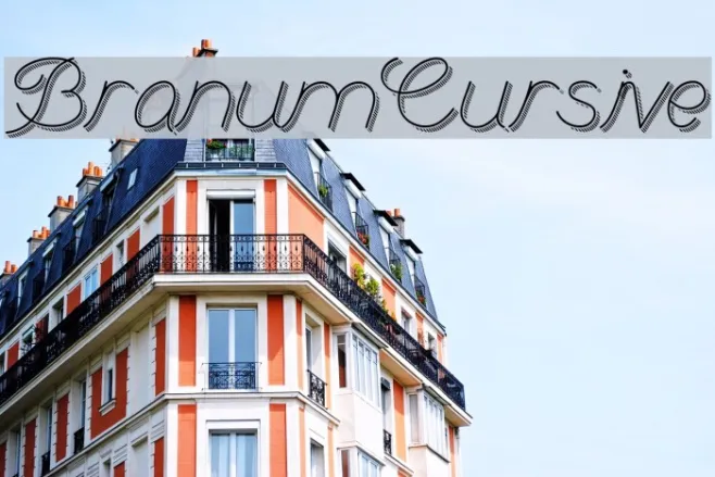 BranumCursive Example 2