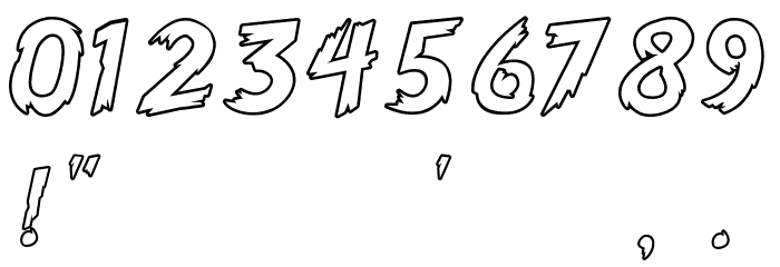 Brasblus Highlight Font OTHER CHARS