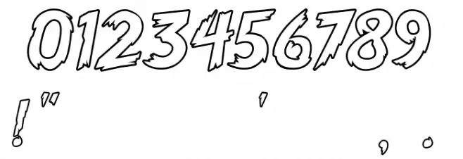 Brasblus Highlight Font OTHER CHARS