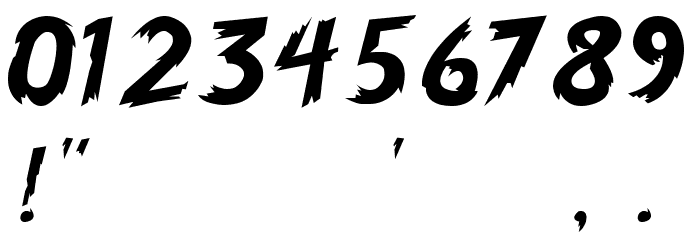 Brasblus Font OTHER CHARS