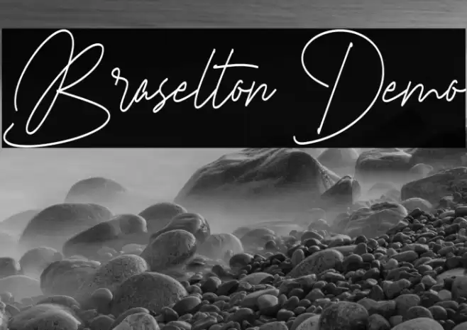 Braselton Demo फ़ॉन्ट examples