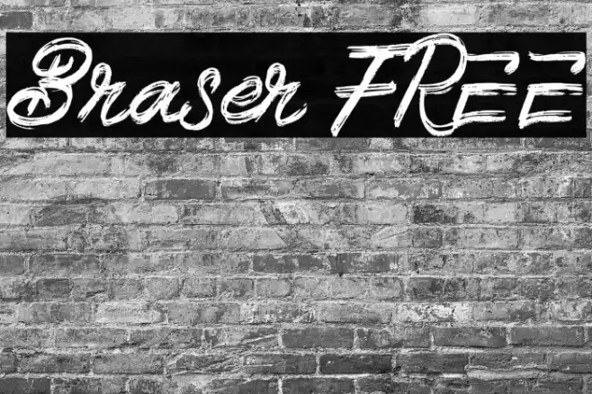 Braser FREE Font examples