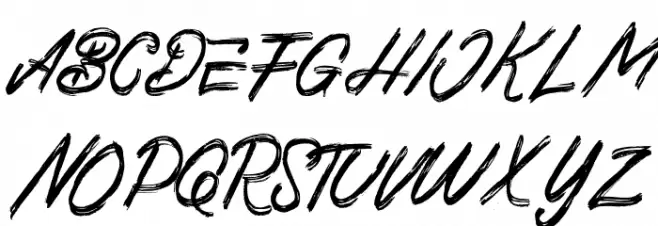 BraserFREE Font UPPERCASE