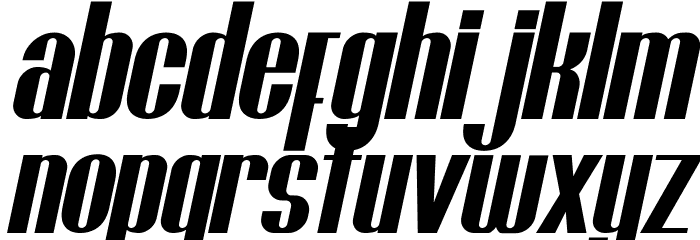 Brasham Reguler Italic Demo Italic Font LOWERCASE
