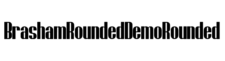 Brasham Rounded Demo Rounded  नि: शुल्क फ़ॉन्ट्स डाउनलोड