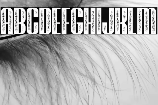 Brasham Stamp Demo Stamp Font examples