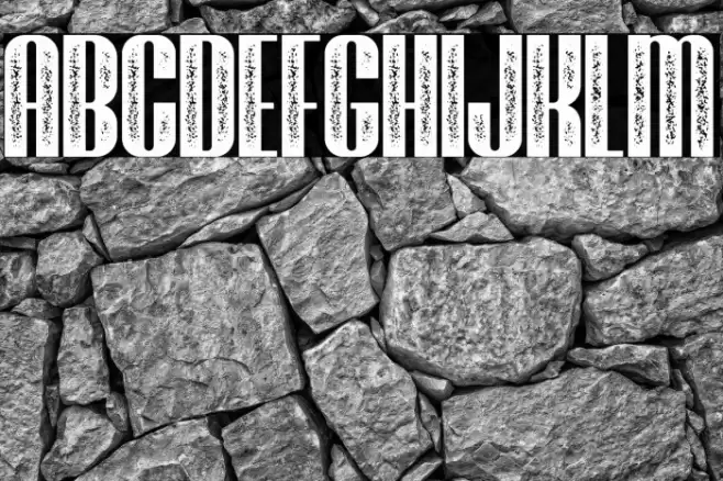 Brasham Stamp Demo Stamp Font examples