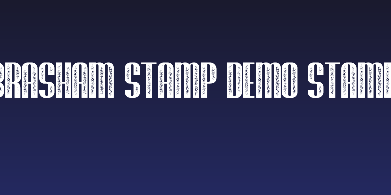 Brasham Stamp Demo Stamp Social Header