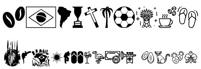 Brasil Icons Font OTHER CHARS