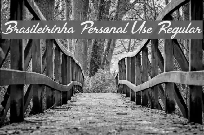 Brasileirinha Personal Use Regular Font examples