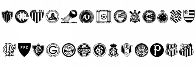 Brasileirão خط أحرف صغيرة