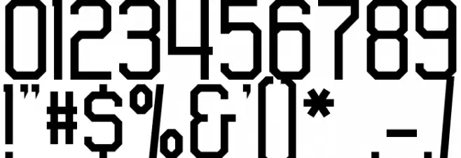 Brasilia Extended Font OTHER CHARS