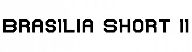 Brasilia Short II  font caratteri gratis