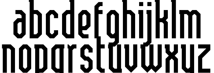 Brasilia Thin Font LOWERCASE